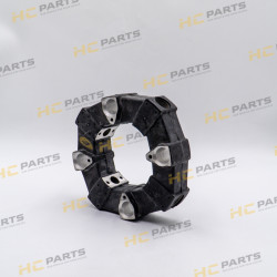 JCB  Pump coupling - rubber and bolts - JS CENTA