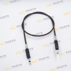 Throttle cable 2400mm (fits JCB) - AZERI PARTS