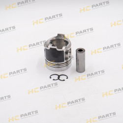 Engine piston with rings 84mm +0.50mm (fits JCB) - KMP BRAND