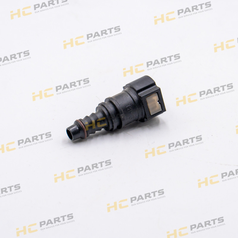 JCB Straight fuel connector 9.89mm - AZERI PARTS
