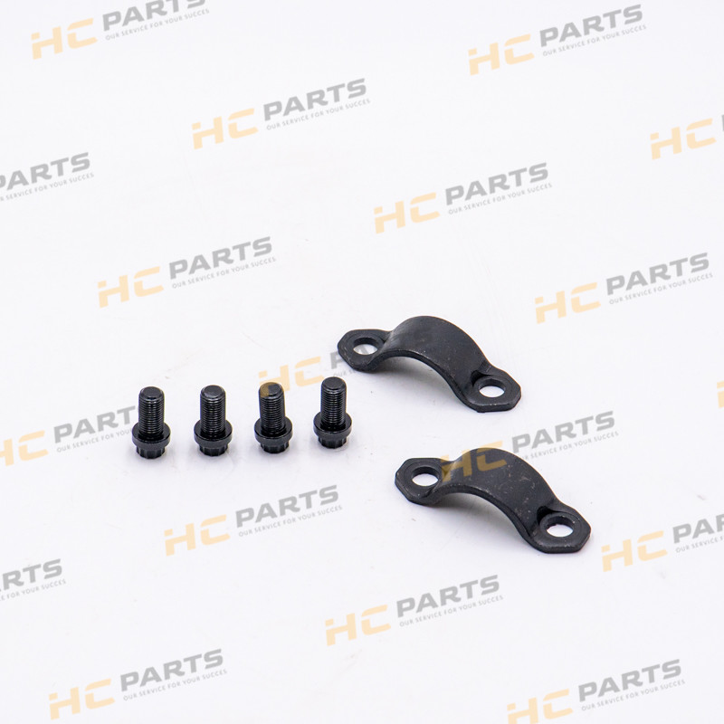 JCB Set of clamps and bolts - Cross mount on the propeller shaft