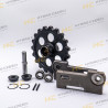 JCB Tensioning wheel 8014-8018 SET WITH FASTENING