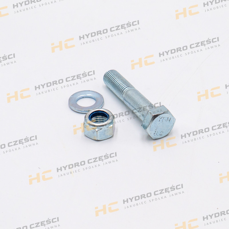 JCB Stabilizer bolt with washer and nut