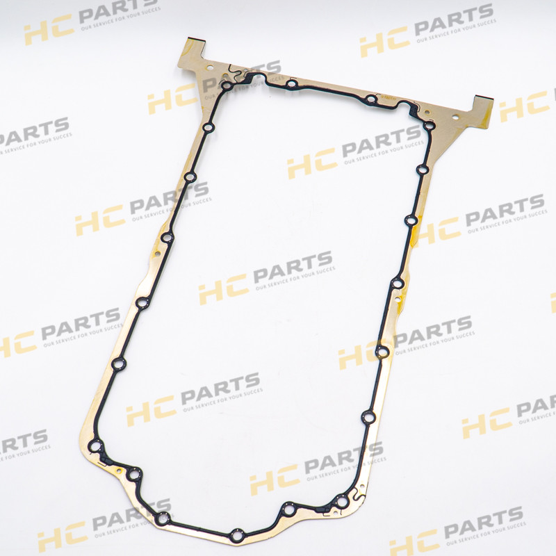 Oil sump gasket (fits PERKINS 1104) - GENUINE