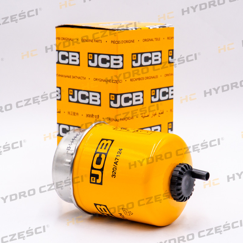 JCB Filtr paliwa separator - DieselMax 3CX 4CX Oryginał