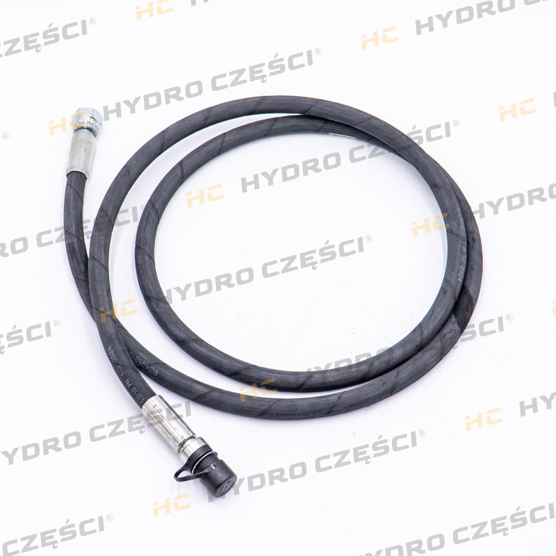 Joystick Hydraulic Hose 1/4" BSP 1700mm (fits JCB) - OEM