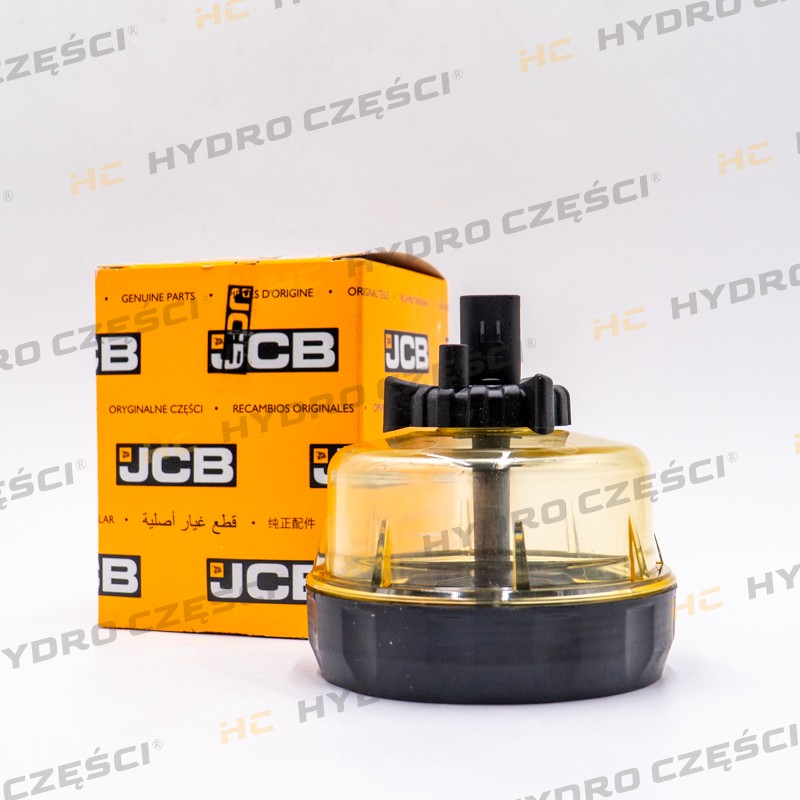 JCB Water/fuel separator bowl - ORIGINAL
