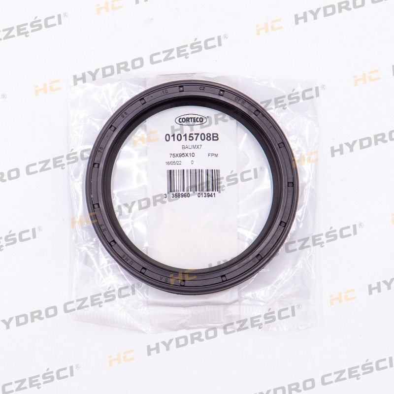 JCB Pump shaft simmering 75x95x10mm - CORTECO