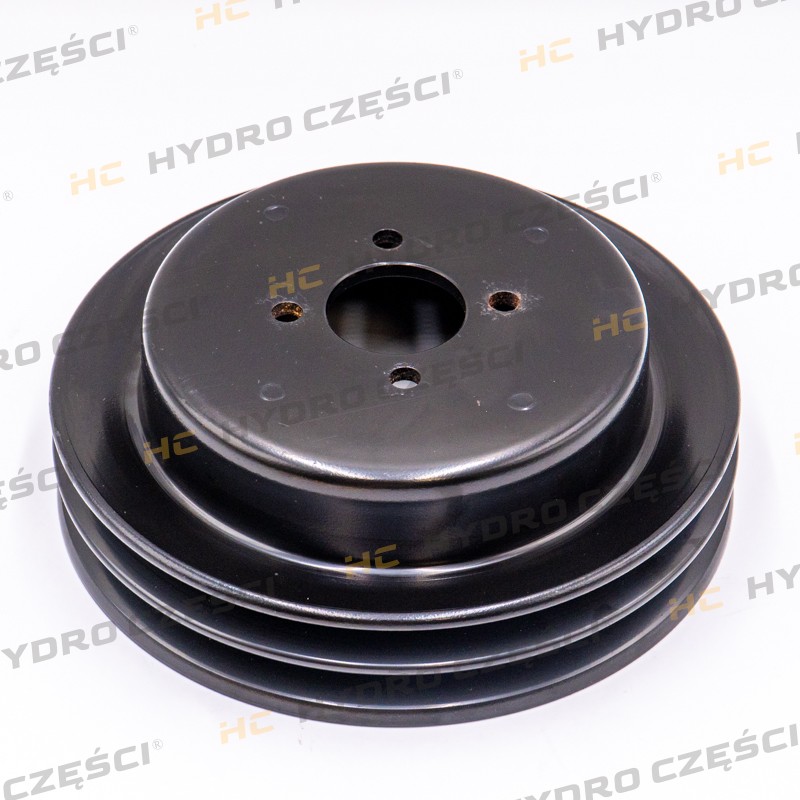 Twin groove fan pulley 205mm (fits CAT C4.4 3054C) - AZERI PARTS