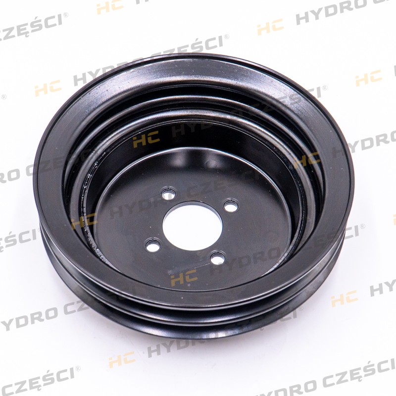 Twin groove fan pulley 205mm (fits CAT C4.4 3054C) - AZERI PARTS