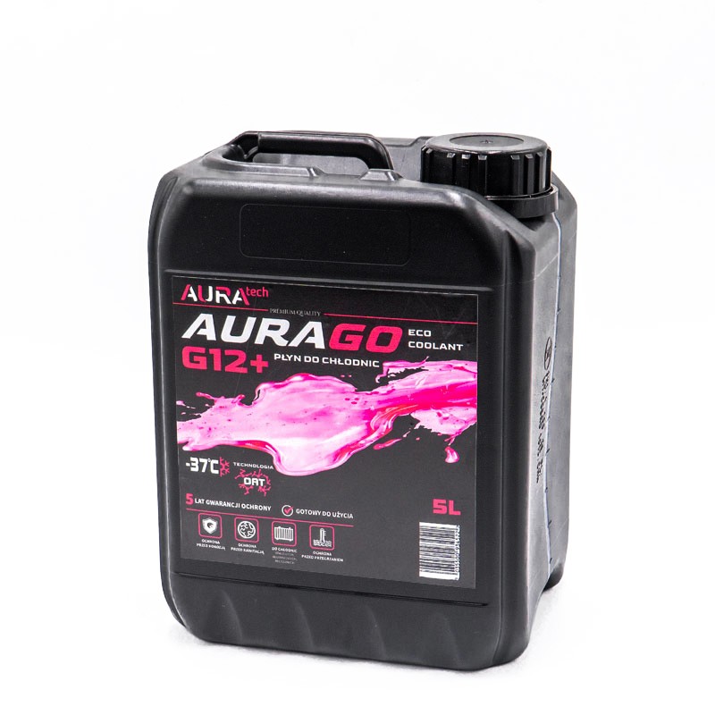 Płyn chłodniczy AURA Eco Coolant G12+ różowy gotowy 5L