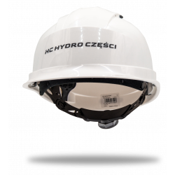 Protective helmet with ventilators (logo Hydro Części) - HCPARTS