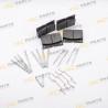 JCB Klocki hamulcowe tłoczek 75mm - AZERI PARTS