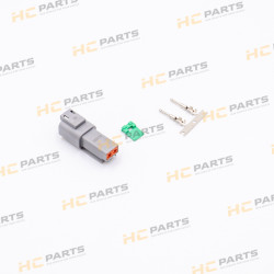 JCB Harness link male 2 pins