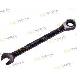 Combination wrench 11 mm with a ratchet 72 teeth standard ASME B107-2010