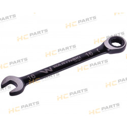 Combination wrench 16 mm with a ratchet 72 teeth standard ASME B107-2010