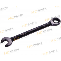 Combination wrench 18 mm with a ratchet 72 teeth standard ASME B107-2010